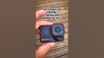 Best settings for shooting #milkyway with @insta360 #acepro2 #starlapse #timelapse #video #stars