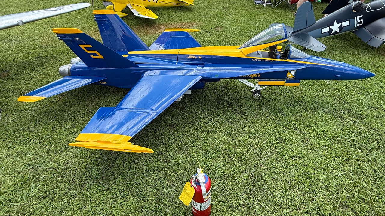 Blue Angels F-18 Turbine at Warbirds Over Delaware 2025 - YouTube