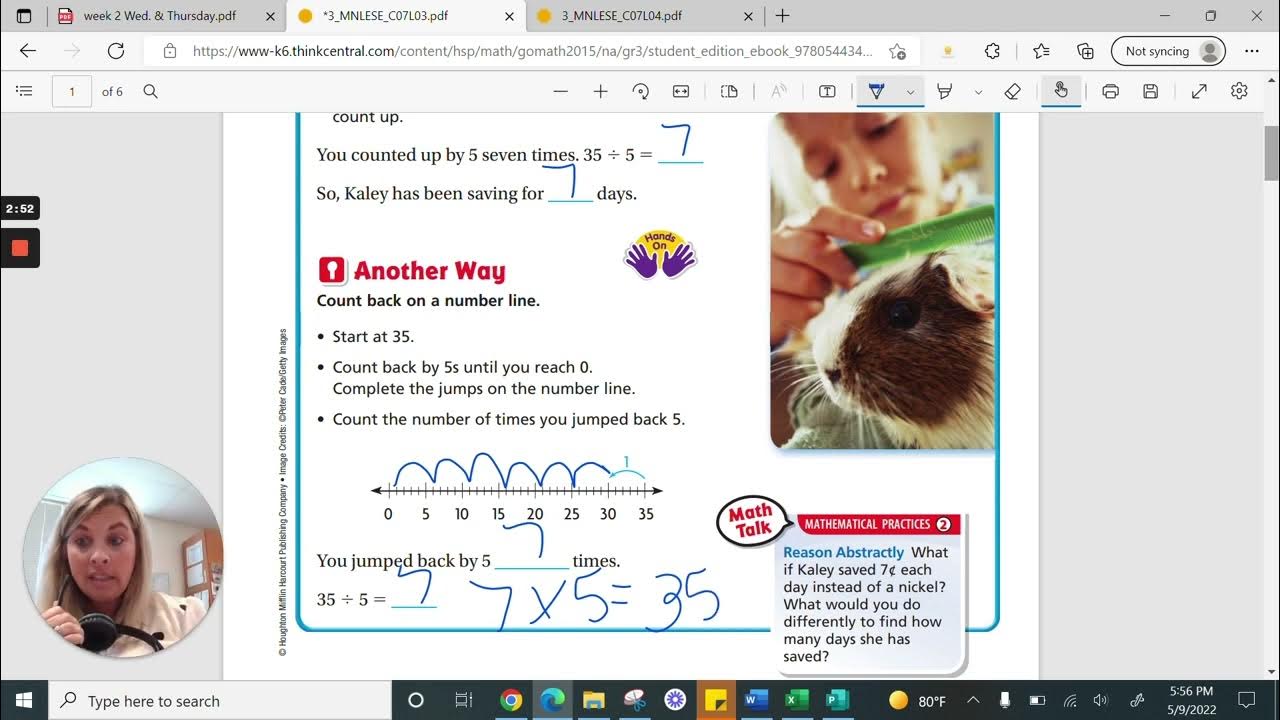Chapter 7 Go Math (3rd grade)- 7.3 & 7.4 - YouTube