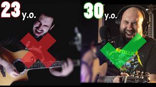 7 YEARS of playing the SAME SONG progress comparison