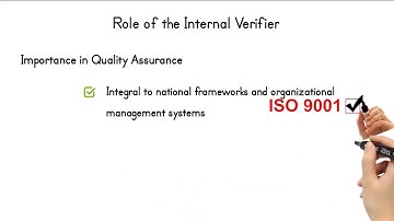 Roles & Responsibilities of the Internal Verifier | Competence Assessment & Quality Assurance