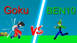 Goku vs ben10 sticknode pro part -1
