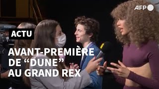 Paris: Timothée Chalamet et Zendaya à l'avant-première du film 