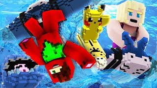 Pokemon Ultra Sun and Moon Episode 6 ► MANTINE SURFING EXTRAVAGANZA! (Minecraft Pokemon Roleplay)