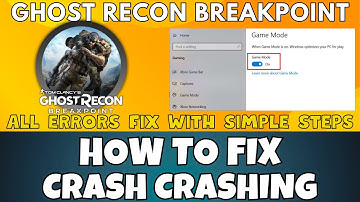 How to Fix Ghost Recon Breakpoint Crashing Issue  ✅ (2023) 100% Working Method