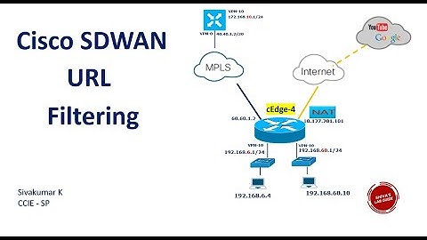 Cisco SDWAN - URL Filtering Configuration Lab demo