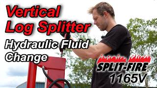 Split-Fire 1165V | How to change hydraulic fluid in your vertical log splitter