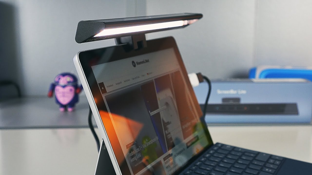 BenQ Screenbar Lite, die perfekte Beleuchtung für euren Laptop-Arbeitsplatz  - YouTube