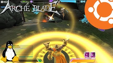 Archeblade Gameplay on Ubuntu 12.10 Linux (PlayOnLinux) [Remake]
