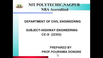 HEN Unit 6 Topic 6.2 Highway Maintenance
