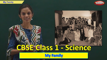 My Family | Class 1 CBSE Science | Science Syllabus Live Videos | Video Training
