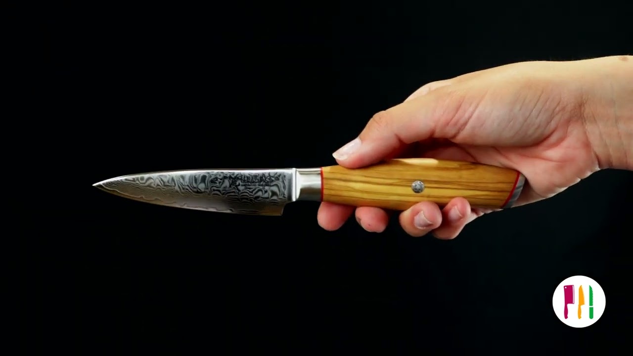 Couteau damassé Wusaki Fujiko 10Cr chef lame 20cm