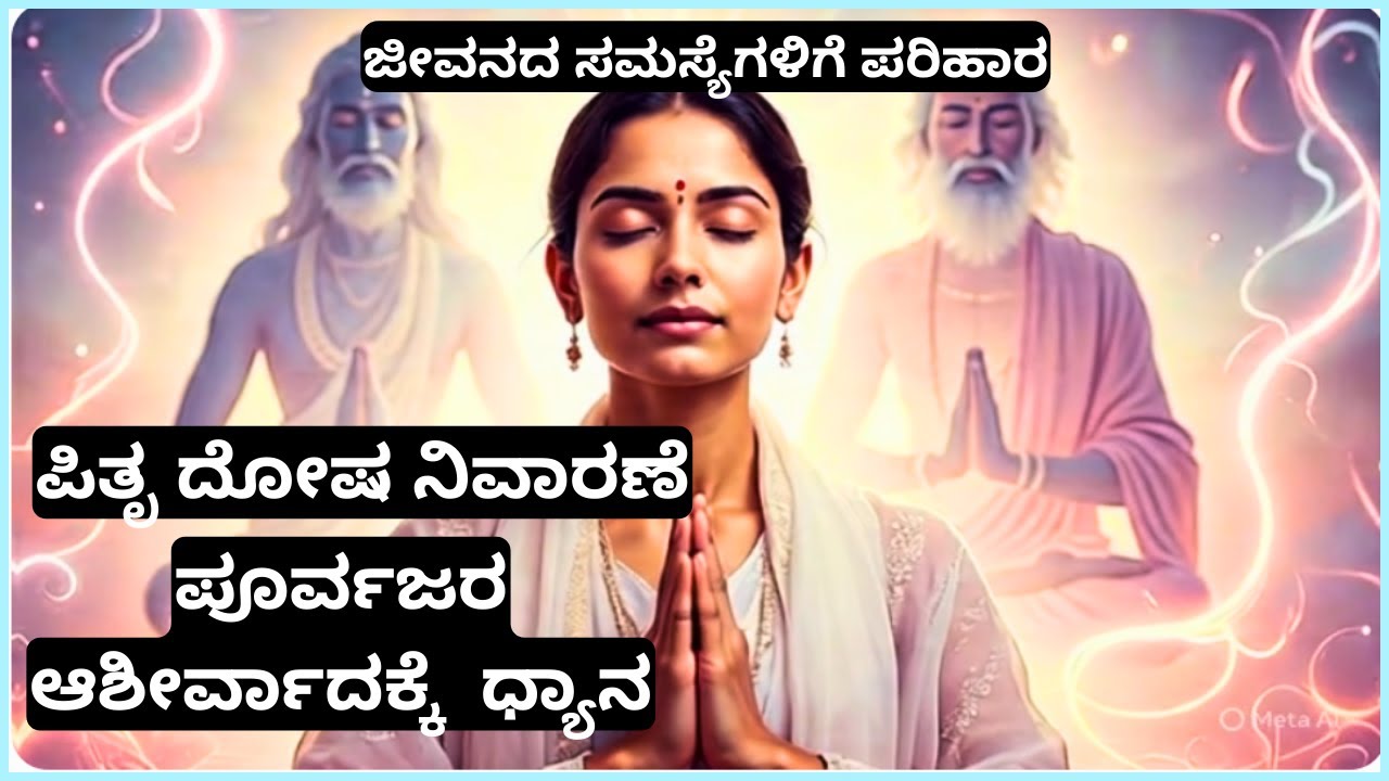 ಪಿತೃ ದೋಷ ನಿವಾರಣೆ  ಮತ್ತು ಪೂರ್ವಜರ ಆಶೀರ್ವಾದ ಪಡೆಯಲು ಧ್ಯಾನ (ಪಿತೃ ಪಕ್ಷ ಮತ್ತು ಪ್ರತಿ ದಿನ ಮಾಡಿ)