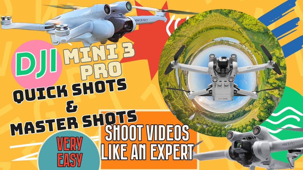 DJI MINI 3 PRO MASTER SHOTS | QUICK SHOTS | BEST SETTINGS | TUTORIAL ...