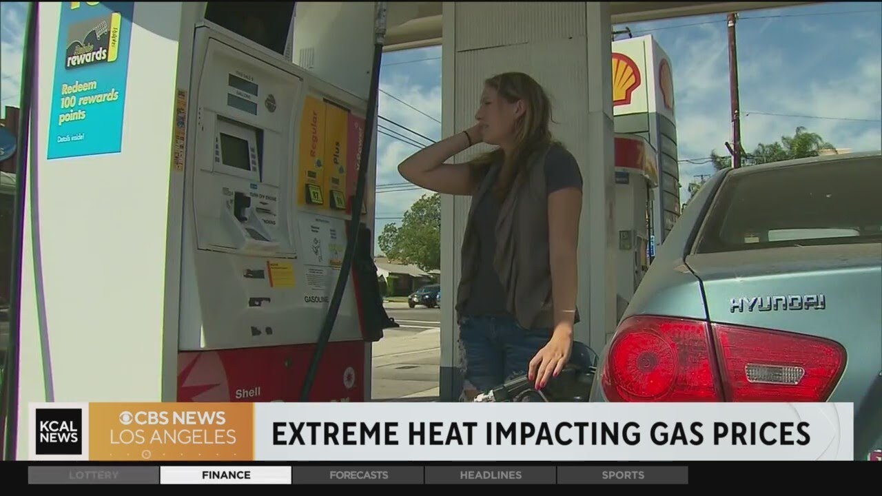 Extreme heat hits prices at the gas pump