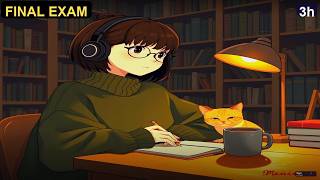 ✏️ Late Night Study in Tokyo | Library After Dark Lofi to Lock In | 3 Hours