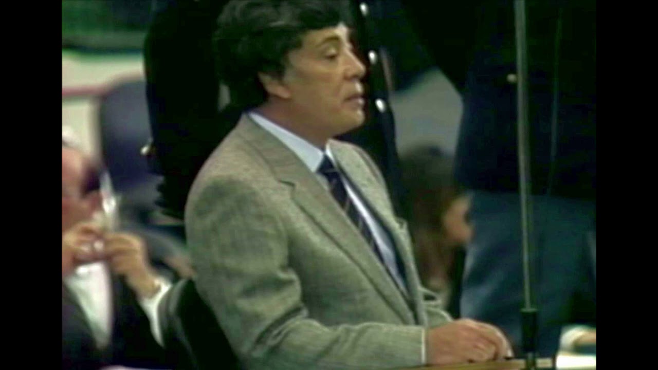 Tommaso Buscetta depone al Maxiprocesso quater contro "Cosa Nostra"