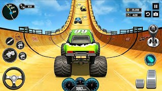 mega ramp Monster Truck - impossible track racing games 2024 - Android gameplay screenshot 3