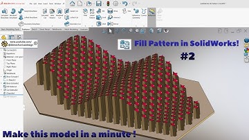 ⚡Master #SolidWorks Fill Pattern Tool 2 : Step-by-Step Tutorial.