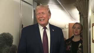 Download Lagu President Trump Gaggles with Press on Air Force One, Jan. 11, 2026 MP3