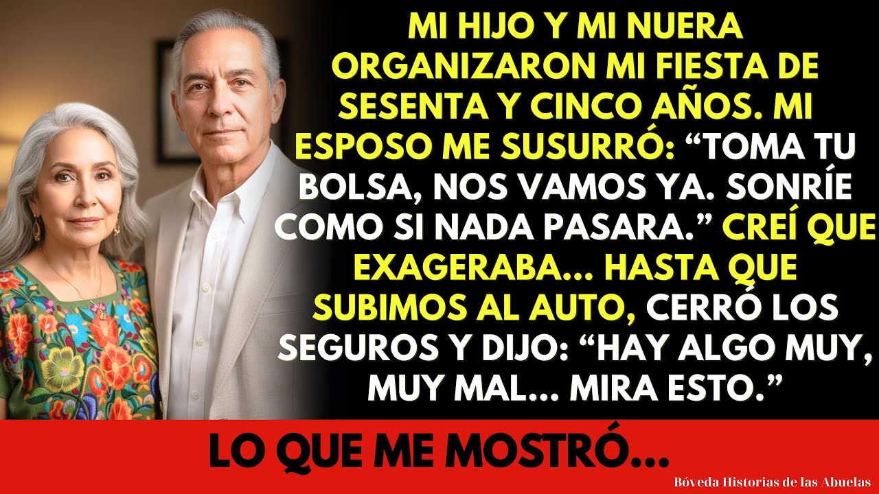 Mi hijo organizaba mi fiesta… hasta que mi esposo susurró: “Algo muy grave. Mira esto…”
