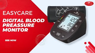 EASYCARE Digital Blood Pressure Monitor with Backlight & Voice | EC9009 | Blood Pressure Machine