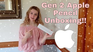 Apple Pencil Gen 2 Unboxing ASMR| Testing the Apple Pencil! by Jasmine the Waffle 170 views 1 year ago 8 minutes, 44 seconds