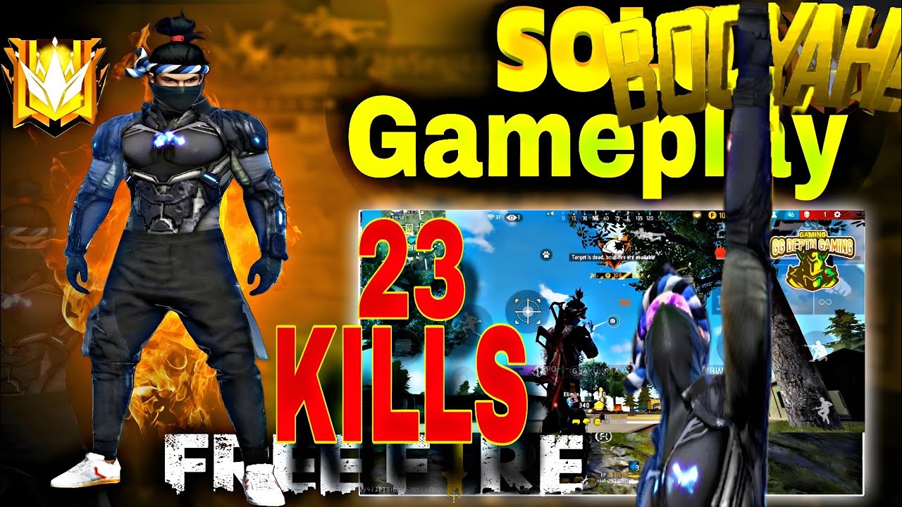 BEST GAMEPLAY EVER IN FREE FIRE 23 KILLS BOOYA IN FREE FIRE INTENSE ...