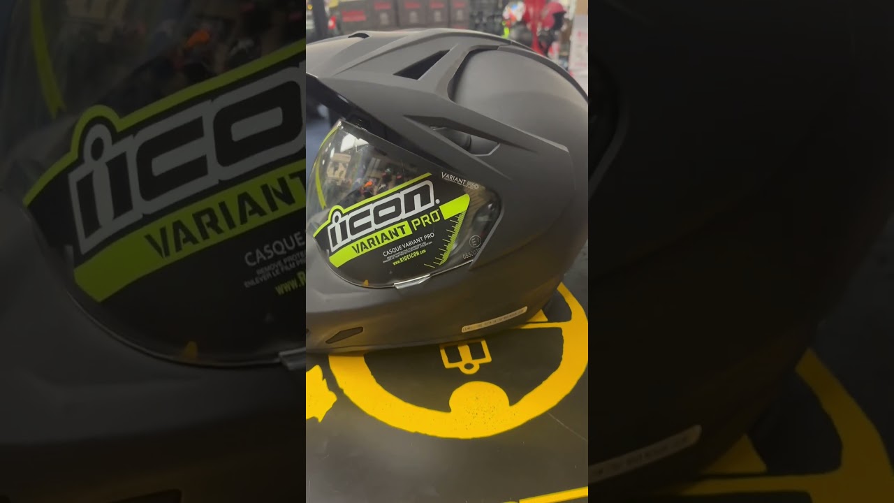 Icon Variant Pro Rubatone Black Motorcycle Helmet Store Sale Orange County LA Motorhelmets 