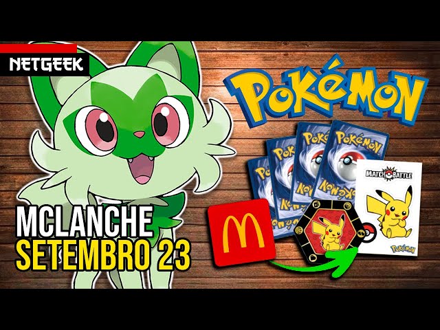 Pokémon retorna ao McLanche Feliz em primeira campanha de 2023 - Drops de  Jogos