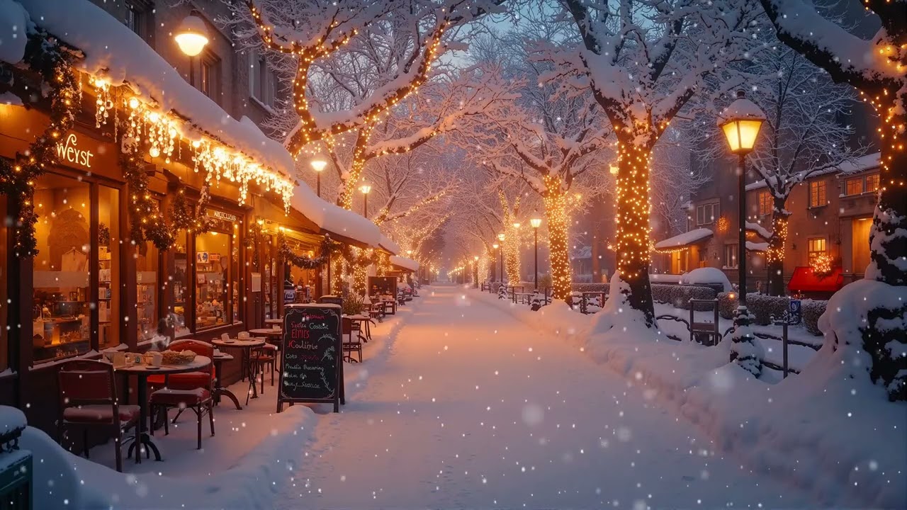 Urban Winter Jazz 🎷 Smooth Street Jazz Music for Night Walks and City Mood