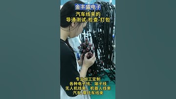 Car wiring harness continuity test - inspection - packaging.