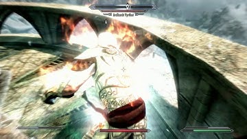 How to kill Arch Curate Vyrthur very quickly in Skyrim - Dawnguard DLC