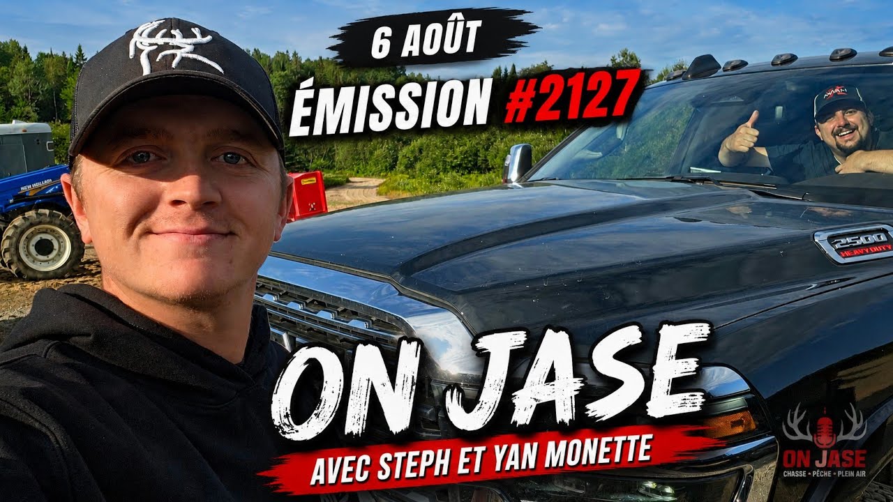 6 aout Émission #2127 ON JASE avec Steph et Yan Monette