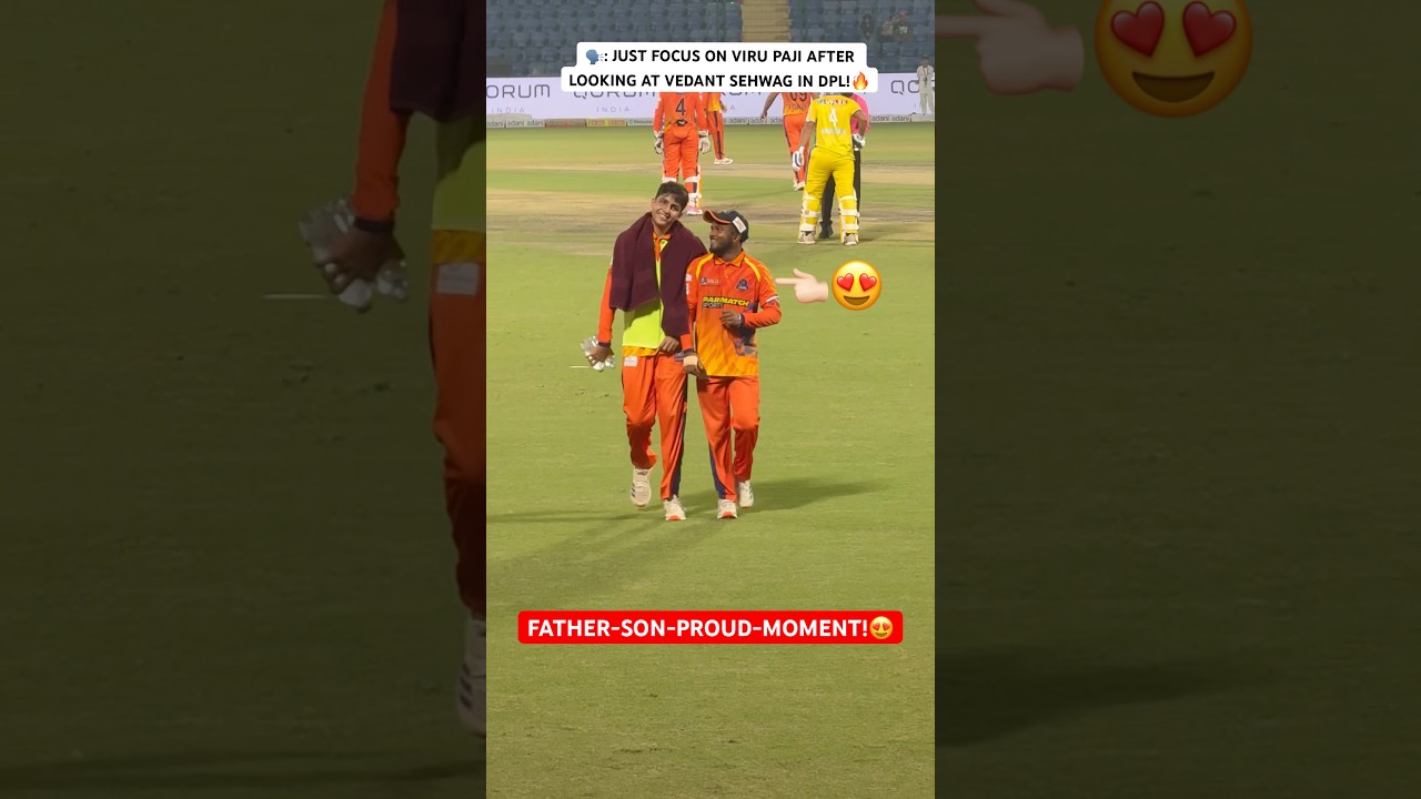 VIRU PAJI GOT EMOTIONAL AFTER LOOKING AT VEDANT SEHWAG’S HUNGER FOR CRICKET 🔥😍 