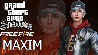GTA x Free Fire - Skin New Maxim [PC & Android]