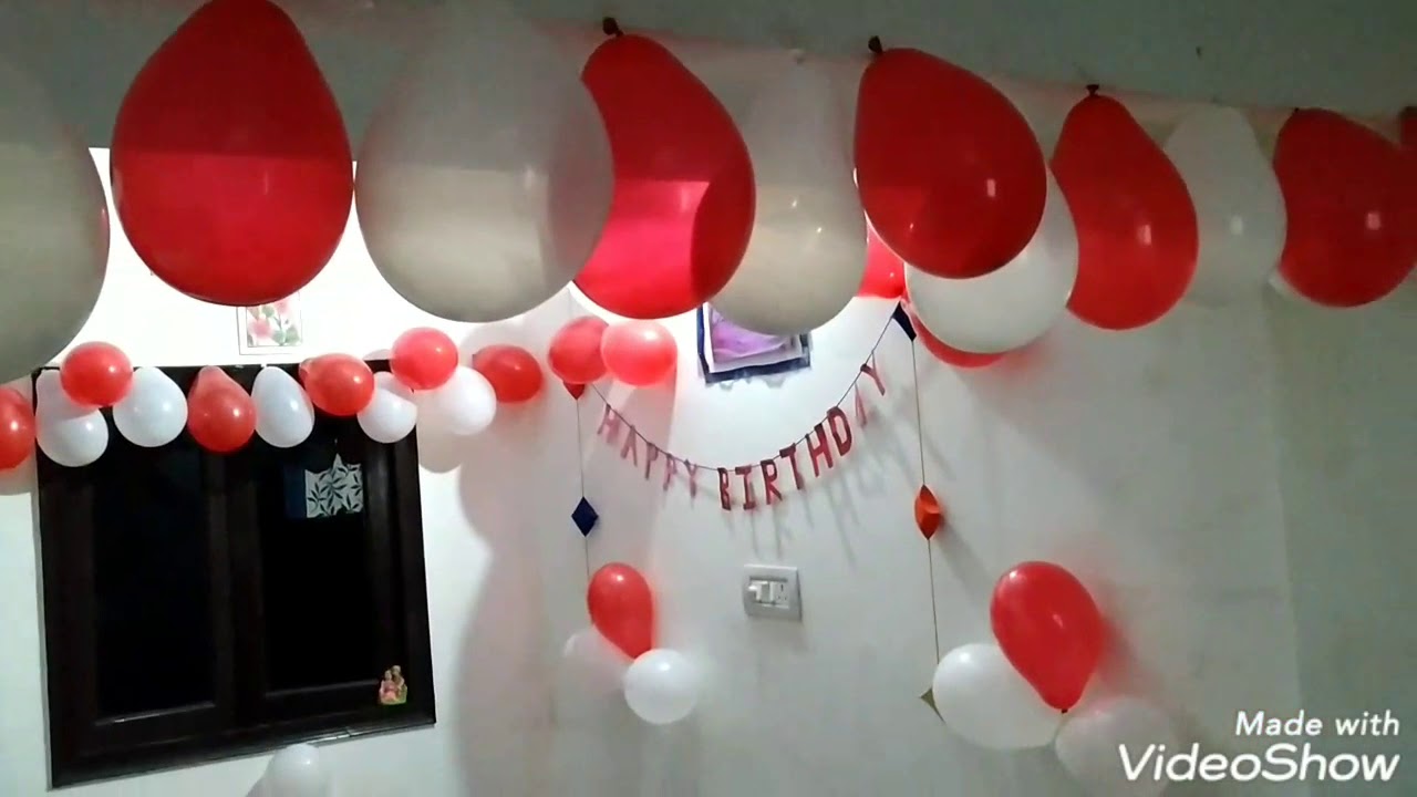 Birthday decorations under ₹ 500. YouTube