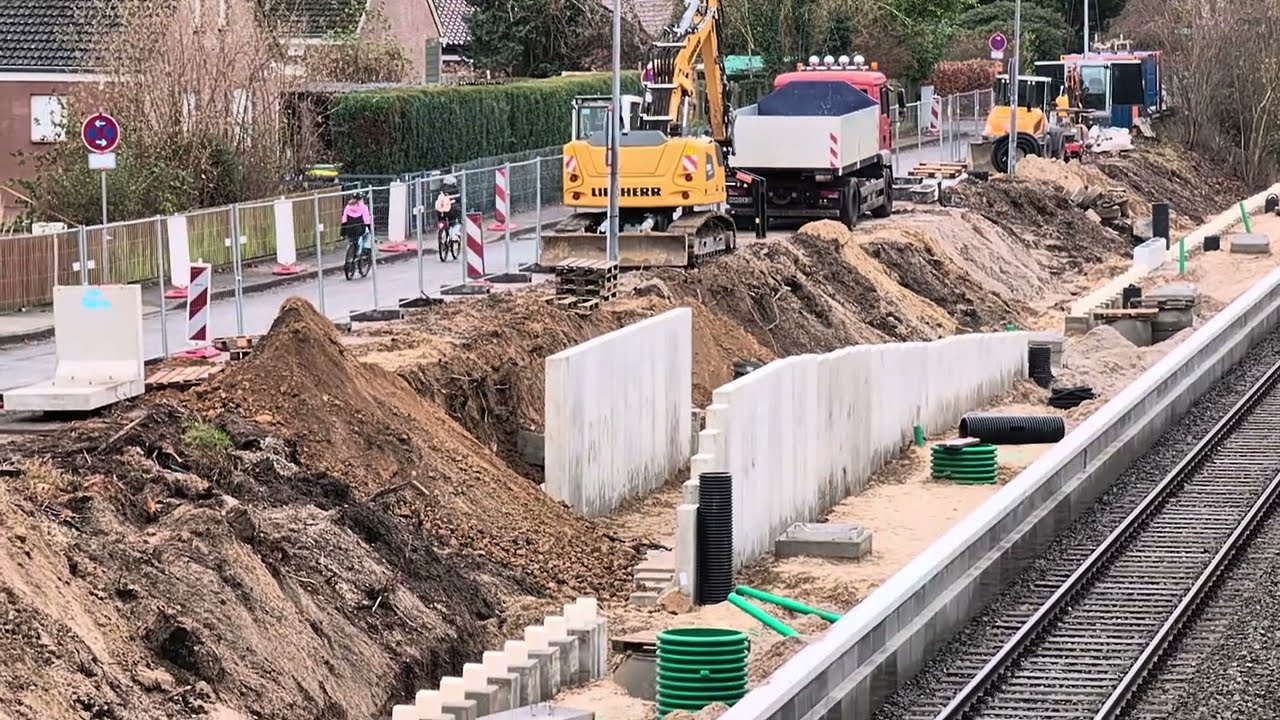 Bahn-Haltepunkt Adendorf: Baufortschritt | 29.11.25
