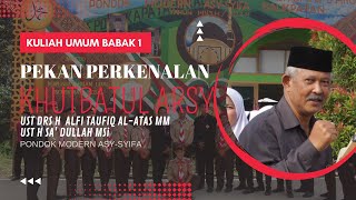 KULIAH UMUM BABAK 1 Pondok Modern Asy - Syifa Balikpapan