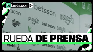 Conferencia de prensa  Atlético Nacional