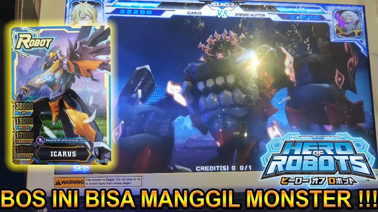 BOSS INI BISA MANGGIL MONSTER, ICARUS TERKEJOED !!! - HERO OF ROBOTS INDONESIA #5