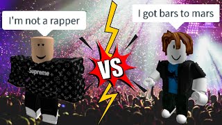 SupaHotFire Vs Random Noob | Roblox Rap Battles