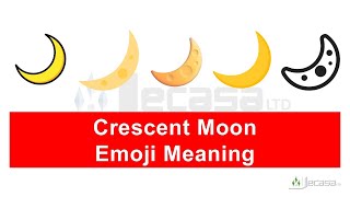 Crescent Moon Emoji 🌙 Meaning | Learning Emojis