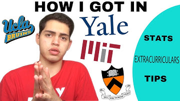 HOW I GOT INTO MIT, YALE, & PRINCETON (STATS, EC