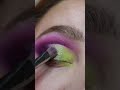 Easy Colorblock Tutorial #nikkihelena #colorfulmakeuptutorial @cosmicbrushes626@monolithshop9615