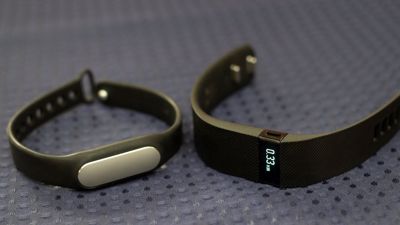 Fitbit Charge vs Xiaomi Mi Band fitness band - YouTube