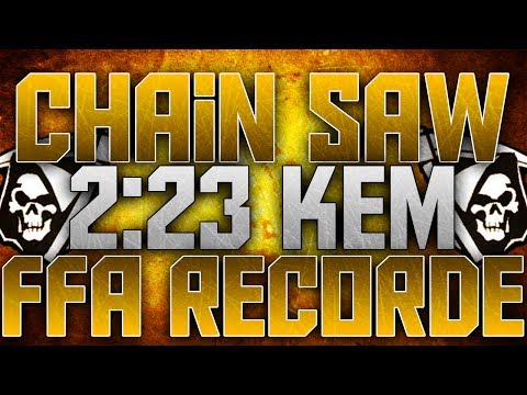 COD Ghosts: FFA KEM Mais Rápido do Brasil! | 2:23 Chain Saw KEM Strike