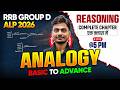 RRB Group D Reasoning 2026 | Analogy In One Shot For Group D | RRB ALP Reasoning Class By Yogesh Sir