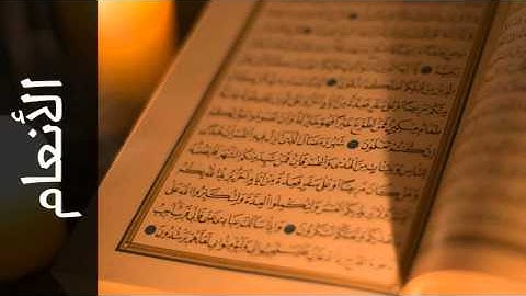 سورة الأنعام محمد عبدالحكيم سعيد العبدالله - Surah Al-An'aam Mohammad Al-Abdullah