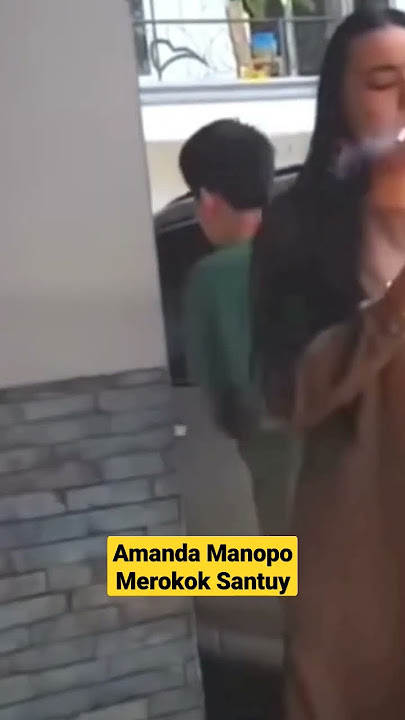 Amanda manopo merokok santuy #shorts #amandamanopo #merokok